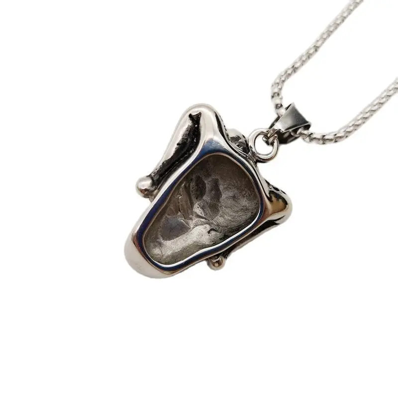 Ожерелье с подвеской в виде черепа джокера из нержавеющей стали 316L|charm necklace|pendant