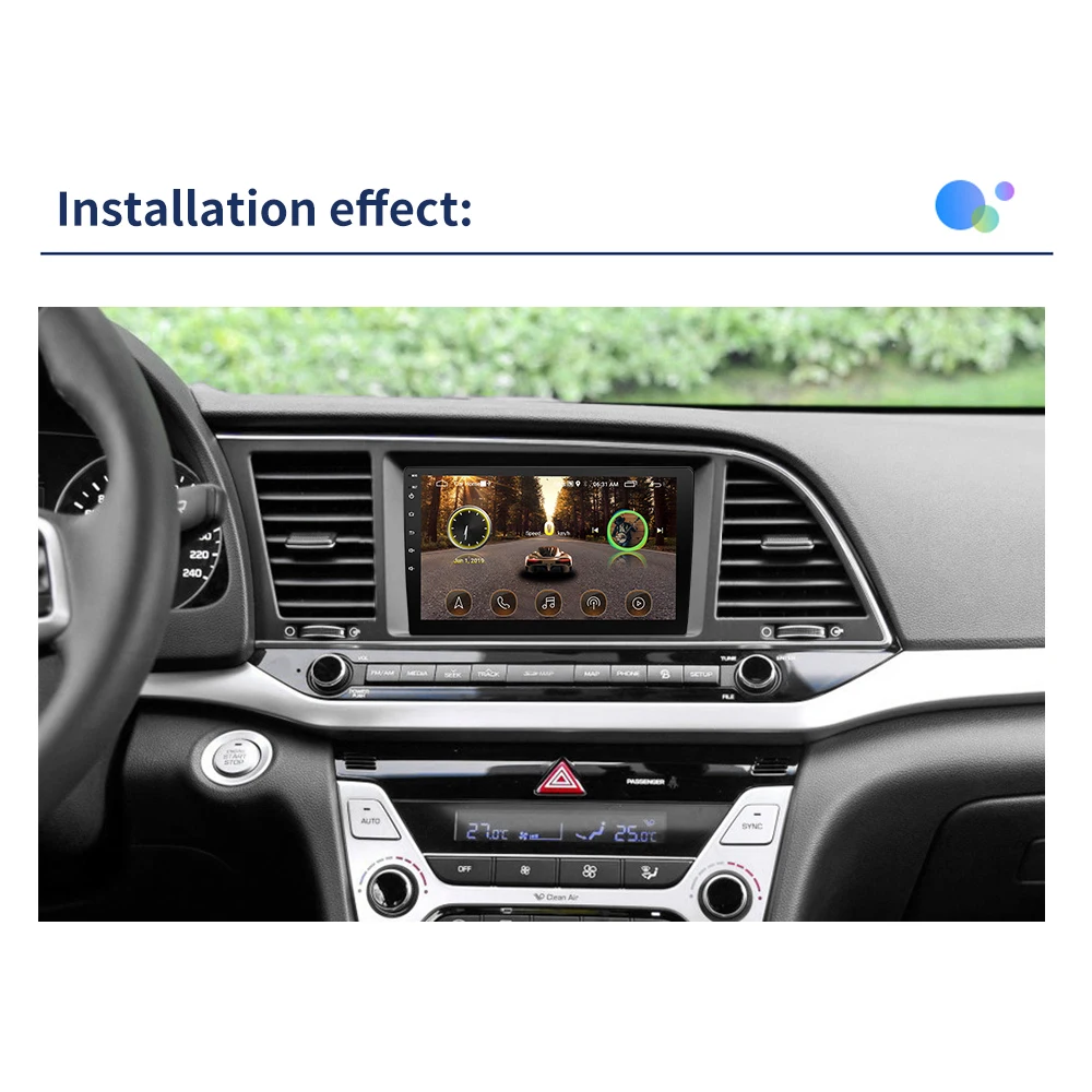 Универсальный автомобильный Android навигатор с полным сенсорным управлением gps