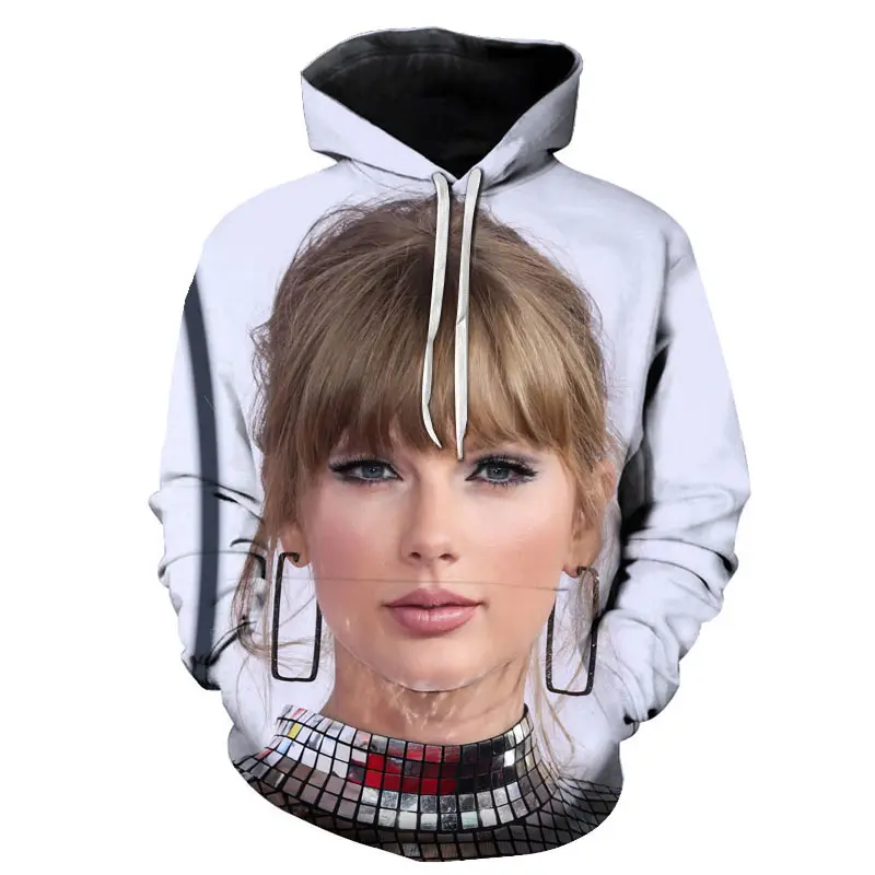 

Character sketch beauty star 3D spring and autumn new printing men's and women's hoodie Harajuku boy sweatshirt 3D printing pull