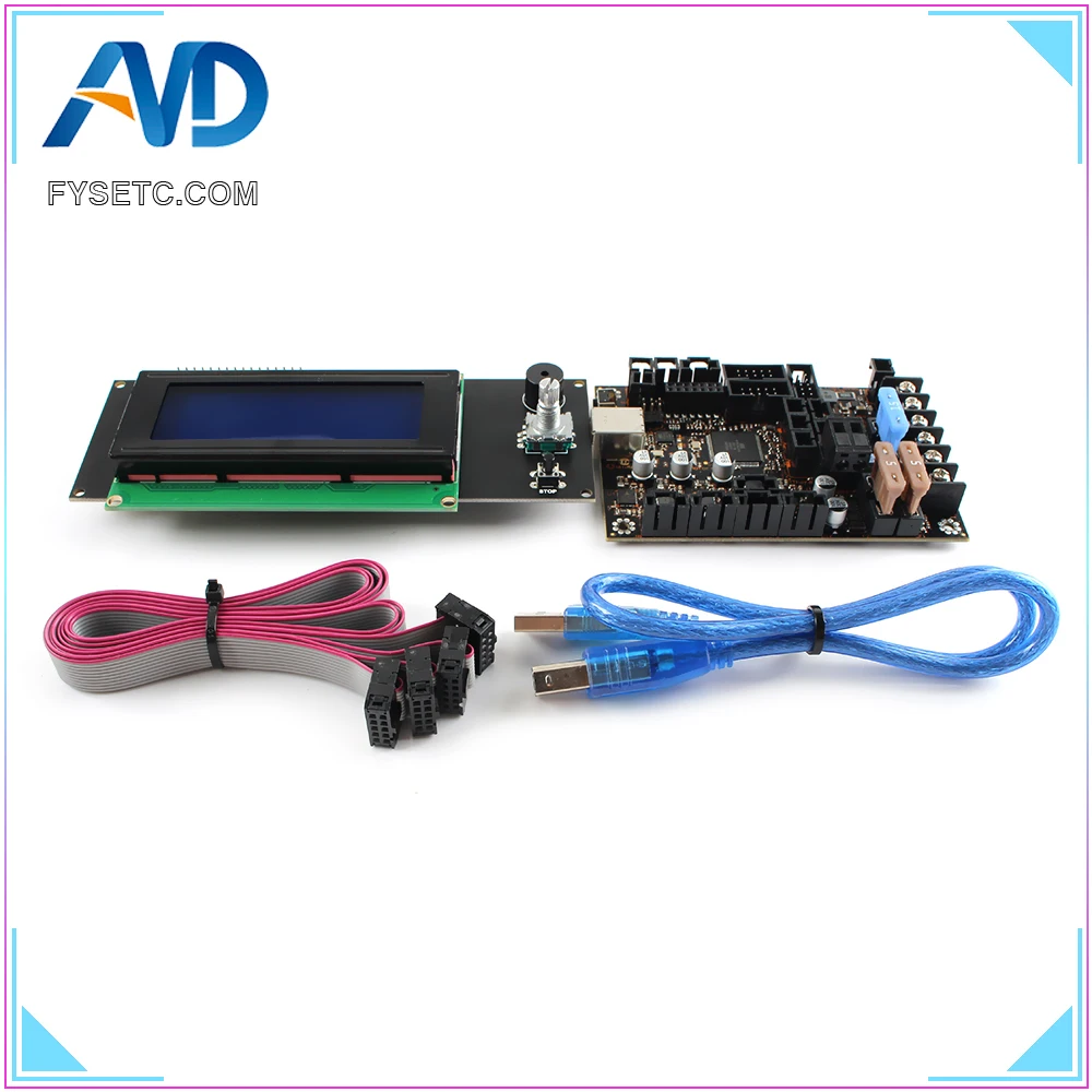 2004 ЖК-дисплей + EinsyRambo 1.1b материнская плата для Prusa i3 MK3 с 4 переключаемыми выходами