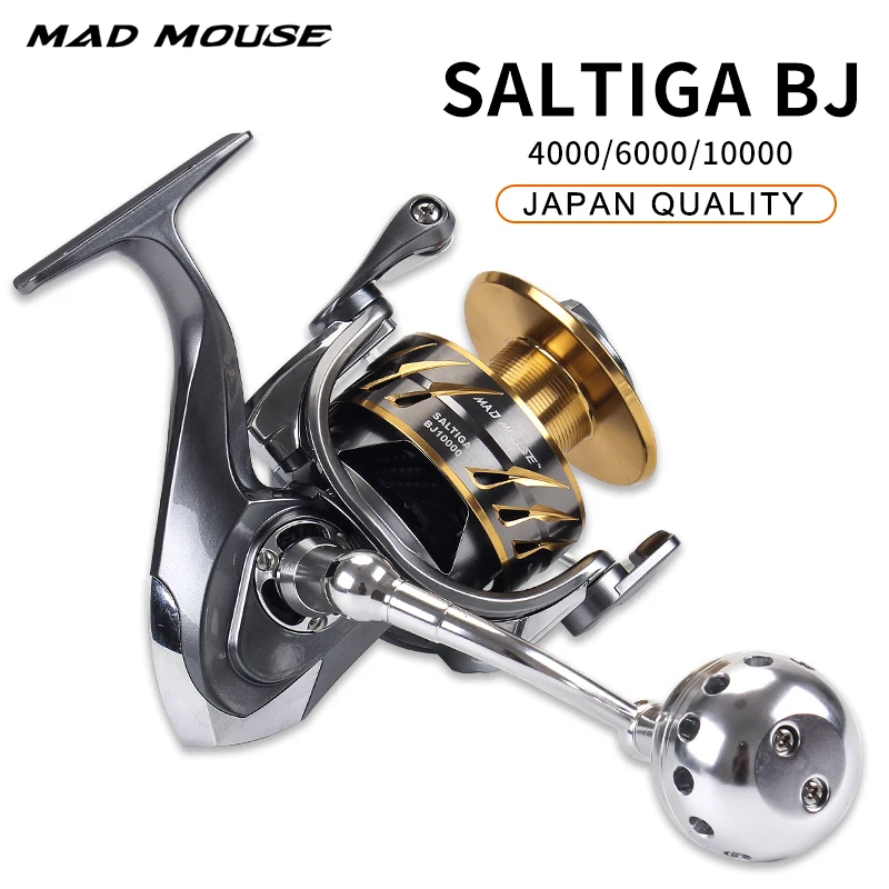 Japan Quality MADMOUSE SALTIGA BJ 4000 /6000/10000 Spinning 