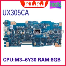 UX305CA  Original motherboard  for ASUS Zenbook UX305C UX305CA U305C  laptop motherboard with M3-6Y30 CPU 8GB RAM 100% working