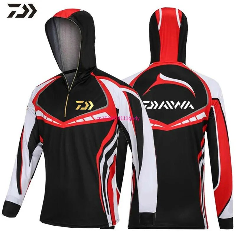 

2021 Fishing Clothing Hooded Men Fishing Jacket Waterproof Quick-Drying Coat Fishing Shirt For Hiking Cycling Fishing Clothes