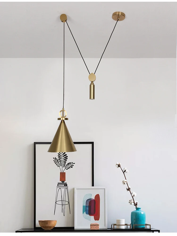 

Nordic Modern Light Luxury Creativity DIY E14 LED Pendant Lamps Designer Pendant Lights for Living Room Bedroom Restaurant hotel