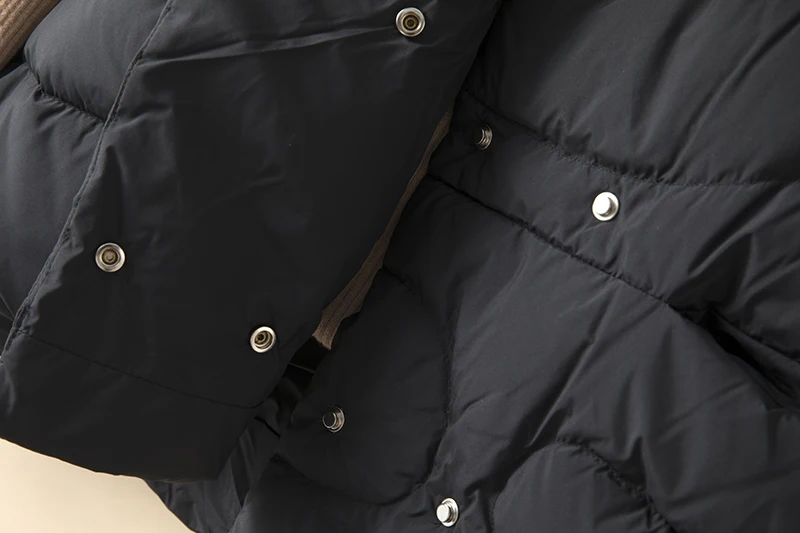 Sedumo jaqueta curta feminina super leve, parka de inverno ed1401