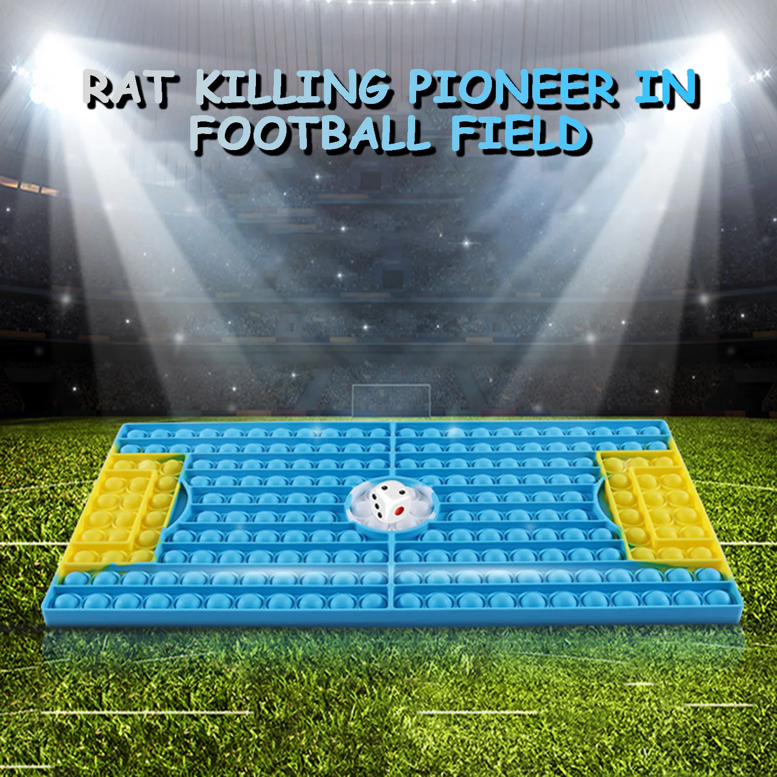 

Футбольное поле Радужная шахматная доска пузырьковый Поппер фиджет сенсорные игрушки снятие стресса простая диммирующая Интерактивная ве...