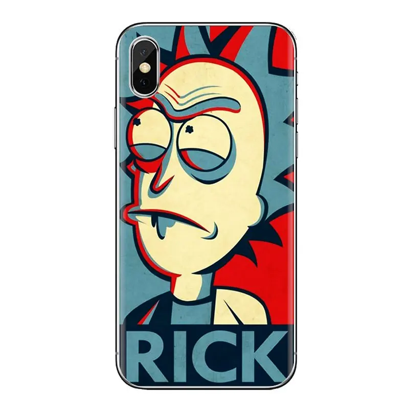 For LG G3 G4 Mini G5 G6 G7 Q6 Q7 Q8 Q9 V10 V20 V30 X Power 2 3 K10 K4 K8 2017 rick and morty Transparent Soft Cases Covers |