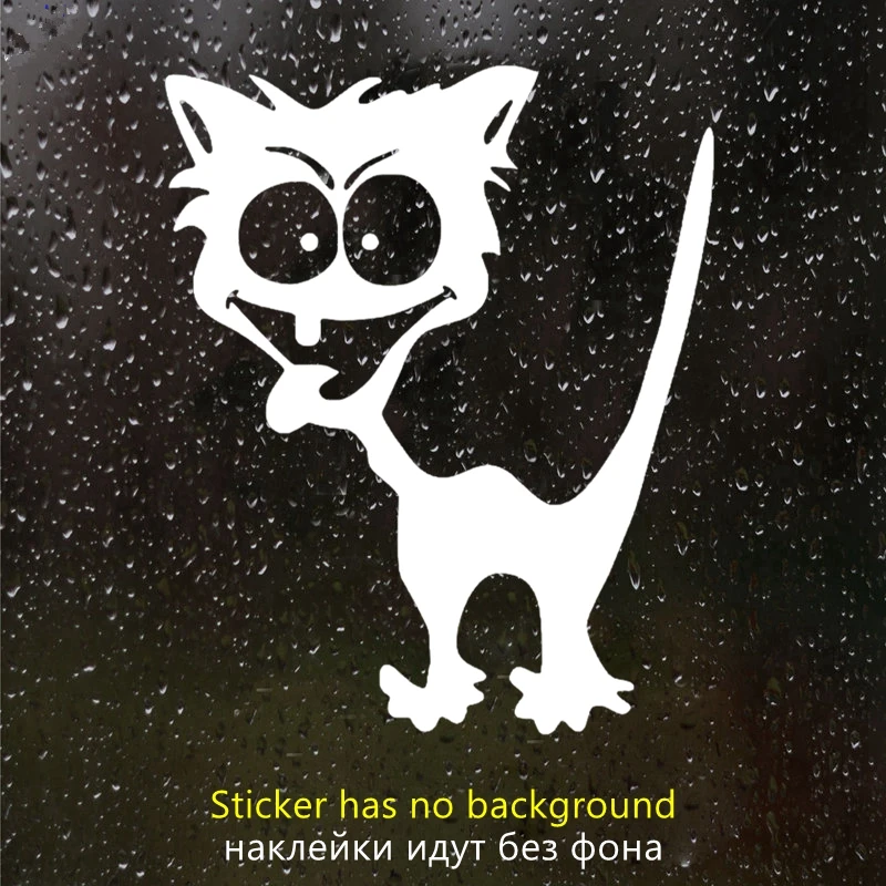 

CS30931# наклейки на авто Кот водонепроницаемые наклейки на машину наклейка для авто автонаклейка стикер этикеты винила наклейки