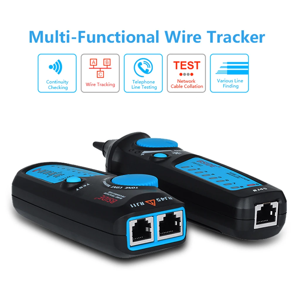 

Network Cable Tracker Detecteur Fwt81 Rj11/45 Lan Ethernet Phone Wire Tester Finder Telecom Tool Electrified Work 48v