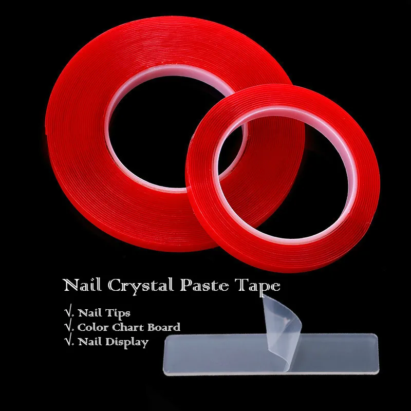 Прозрачная клейкая лента для маникюра 3 м| |