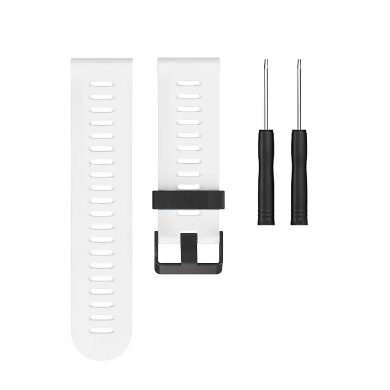 

Watch Bands For Garmin Fenix 3 Silicone Strap Replacement Band Tools Fashion 19QC