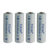 2pc a lot ni mh 3000mah aa batteries 1 2v aa rechargeable battery ni mh battery for cameratoys