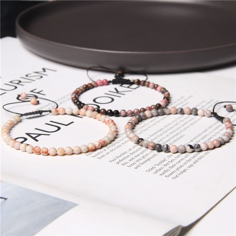 4 мм минимализм ручной работы женский розовый красный красочный натуральный