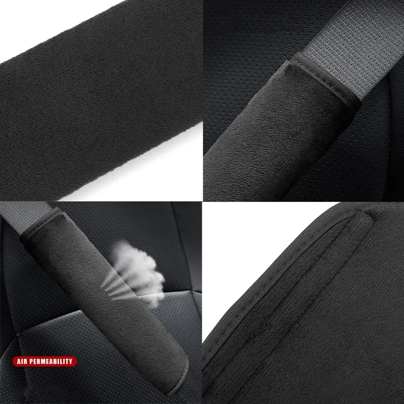 2 шт. Автомобиль Ван мягкие плечевые ремни с длинным рукавом плюшевые