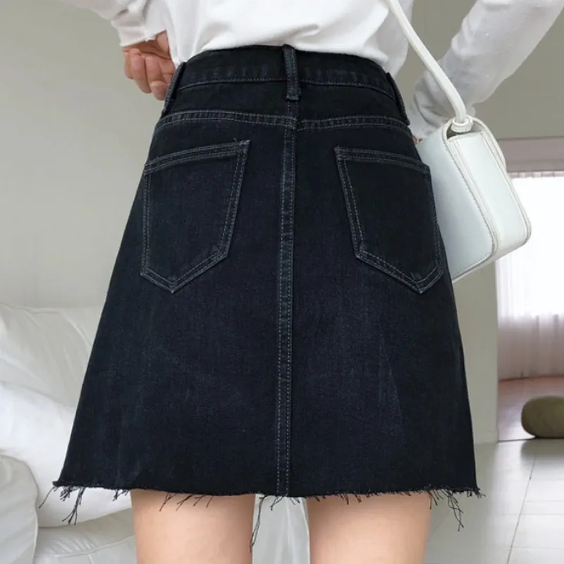 Летняя женская юбка с высокой талией юбки женские s трапециевидная мини-юбка