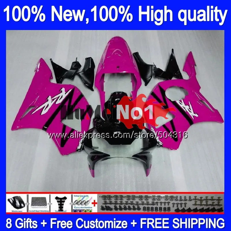 

Корпус для HONDA CBR900RR CBR 900 954 RR CBR900 CC CBR954 RR 45MC.122 CBR 954RR 900RR CBR954RR 2002 2003 02 03 обтекатель розовый черный