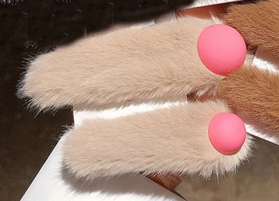 2 pcs camel 2 шт./компл. в Корейском стиле зимние плюшевая повязка для волос Аксессуары Сладкий бала для девочек Для женщин из искусственного меха в виде капли воды, заколка для волос, заколки для девочек заколки для волос - Цвет: 2 pcs camel