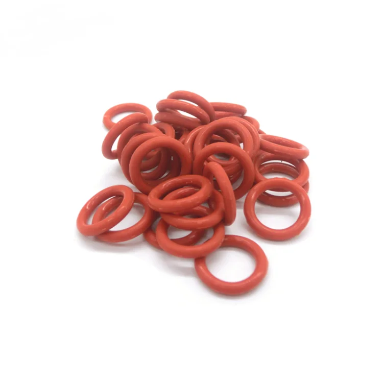 1pc Seal O Ring Gasket CS 5mm Thickness OD 205mm ~ 280mm VMQ Silicone Rubber Waterproof Washer Spacer Insulated Round Red White |