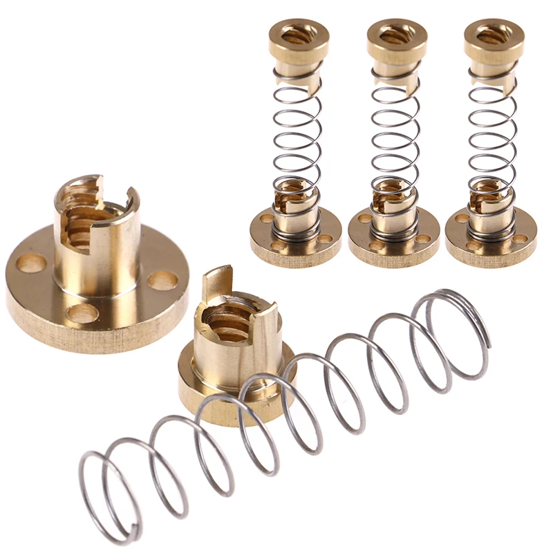 

T8 Anti Backlash Spring Loaded Nut For 3D Printer 8mm Threaded Rod Lead Screws