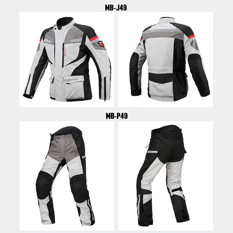 Мужские мотоциклетные водонепроницаемые теплые куртки MOTOBOY локомотивные