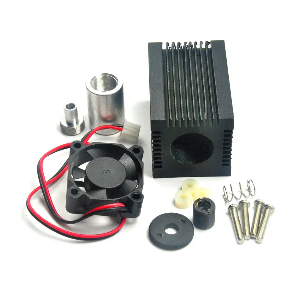 Фокусируемый алюминиевый корпус сделай сам/Чехол/радиатор для 405nm 445nm 450nm 5 6 мм