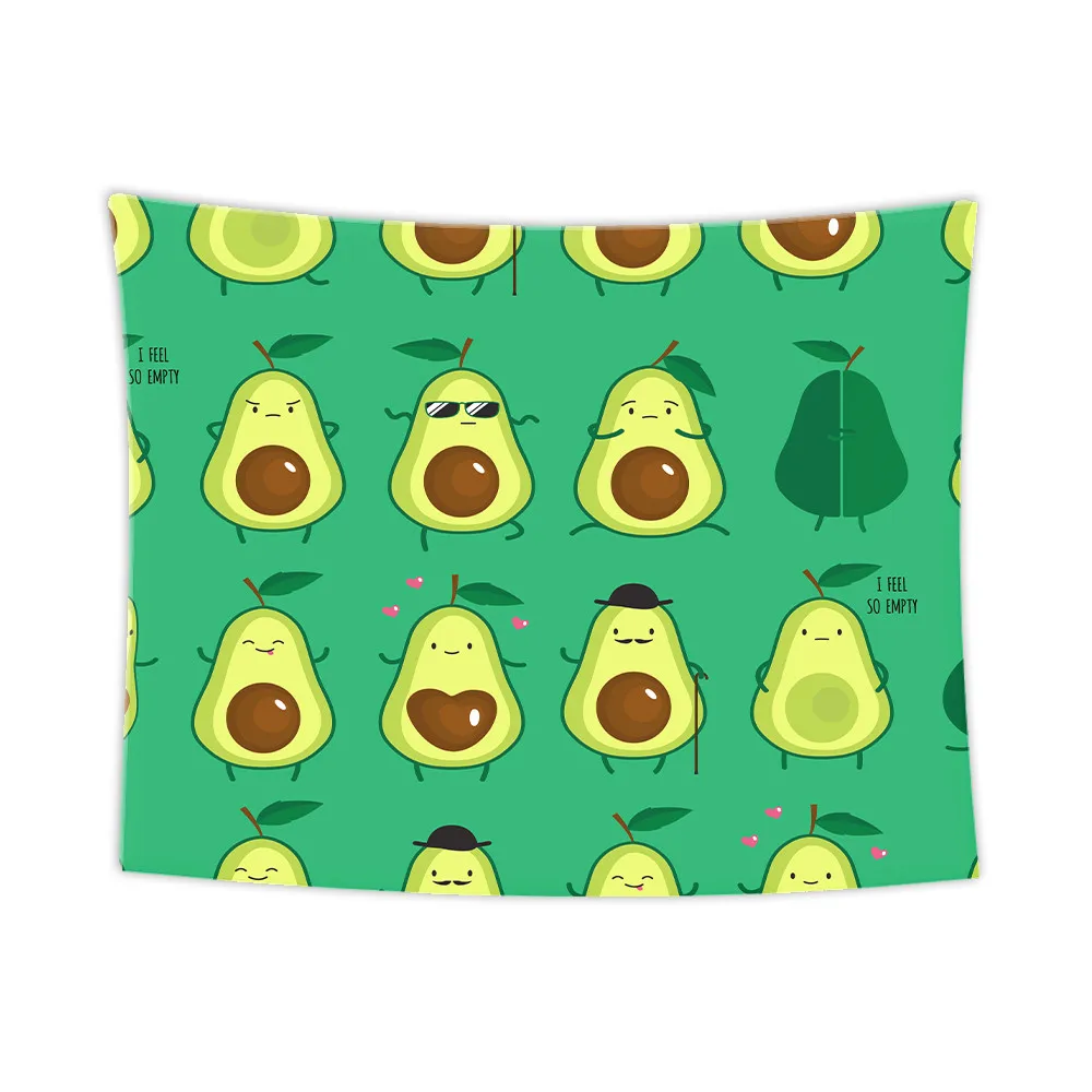 Настенный подвесной гобелен авокадо пляжный коврик для пикника палатка кемпинга