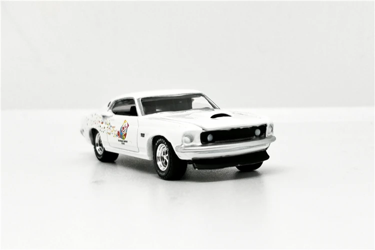 Greenlight 1: 64 Ford Mustang Boss 429 1069 Белый литья под давлением модель автомобиля без коробки