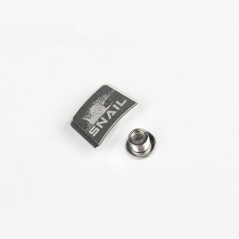 Sliver-1pcs Винты для велосипедных звездочек SNAIL MTB, 7075, алюминиевый сплав, одиночные болты для шоссейных горных велосипедов, винты для дисков, для ШАТУНОВ - Цвет: Sliver-1pcs