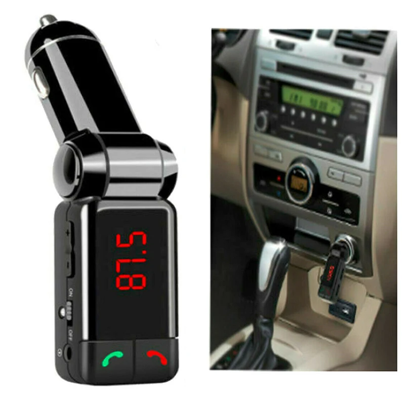 Bluetooth FM передатчик беспроводной MP3 плеер Автомобильный Комплект двойной USB зарядное устройство для универсальных телефонов и распродажа