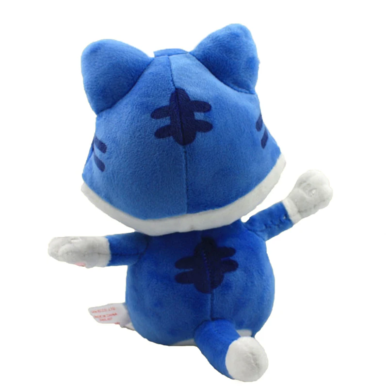 20 см аниме мультфильм 3D Land World синий кот гриб плюшевые куклы игрушки|plush doll toys|toad