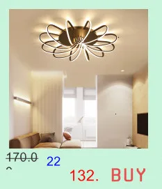 Chandelierrec Moden светодиодный потолочный светильник Домашнее освещение светильники Алюминиевый AC85-265V потолочный светильник для гостиной спальни низкие потолки