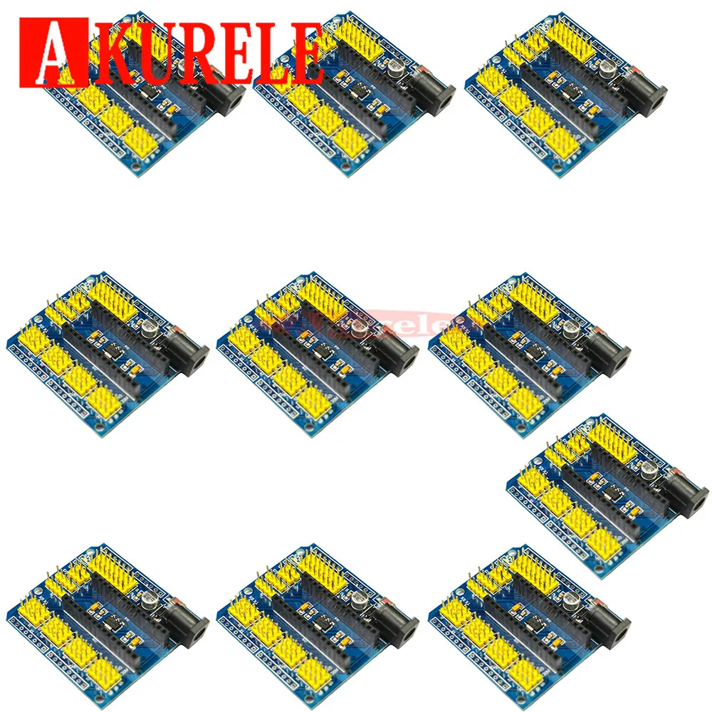 10 шт. NANO I/O IO датчик расширения щит модуль для Arduino UNO R3 Nano V3.0 3,0 плата контроллера I2C PWM интерфейс 3,3 В