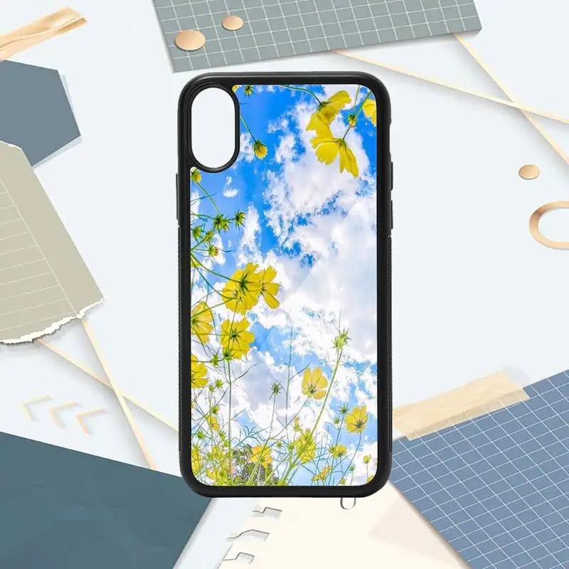 

Wild chrysanthemum daisy flowers Phone Case PC for iPhone 11 12 pro XS MAX 8 7 6 6S Plus X 5S SE 2020 XR