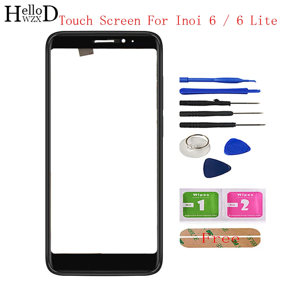 

5.5'' Mobile Digitizer Panel Touch Screen For INOI 6 / 6 Lite Phone Touch Screen Panel Touchscreen Front Glass Lens Sensor Glue
