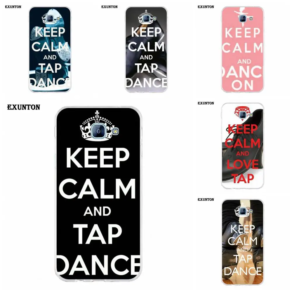 Мягкий термополиуретановый чехол Keep Calm And Tap для танцев на заказ Huawei P7 P8 P9 P10 P20 P30 Lite