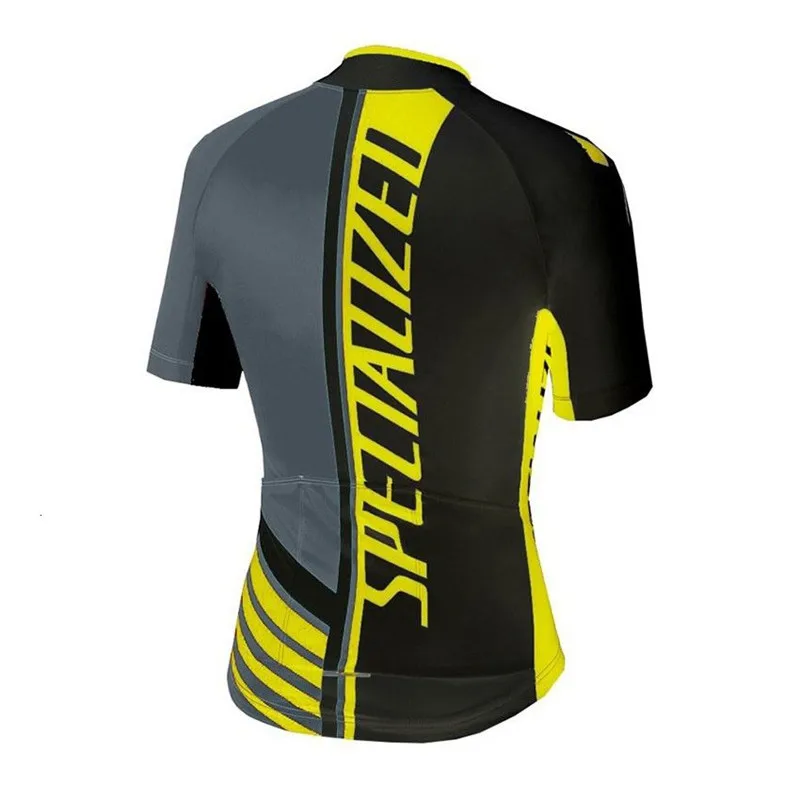 

SPECIALIZED Men Cycling Jerseys Set Short Sleeves Breathable Shirt Gel Pad Bib Suspenders Shorts Mountain Cycling Clothes