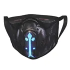 Маска для лица Mortal Kombat Sub Zero Mk11, одноразовая маска для защиты от смога, респиратор, маска для рта