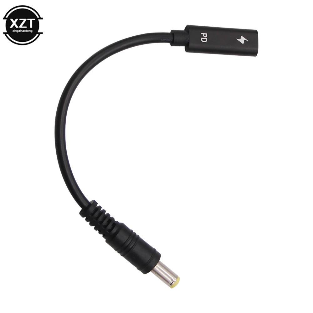 Кабель-адаптер с USB 3 1 Type C на DC 5 5*2 зарядный кабель для Lenovo Asus Dell Hp ноутбук зарядное
