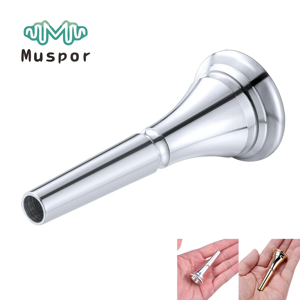 Профессиональный посеребренный мундштук из медного сплава во французском стиле