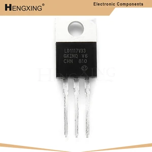 LD1117AV33 LD1117V33 LD1117 LDO Напряжение регуляторы 3, 3 V 0.8A положительный новый оригинальный TO-220 В наличии