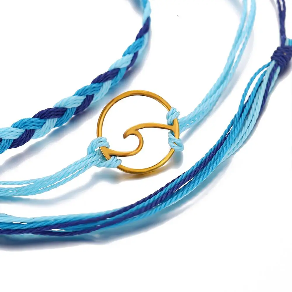 Винтажный многослойный богемный пляжный семейный набор для женщин ручной работы