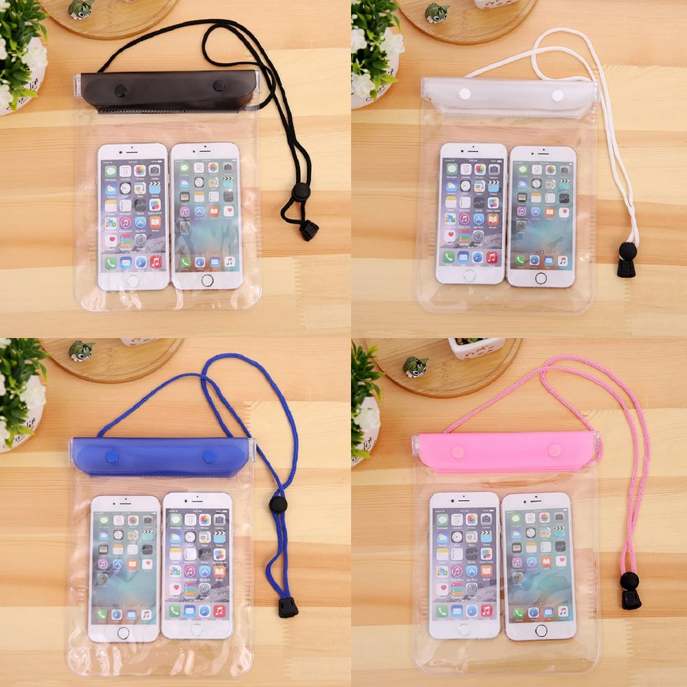 Водонепроницаемая сумка для плавания мобильный телефон большая держатель