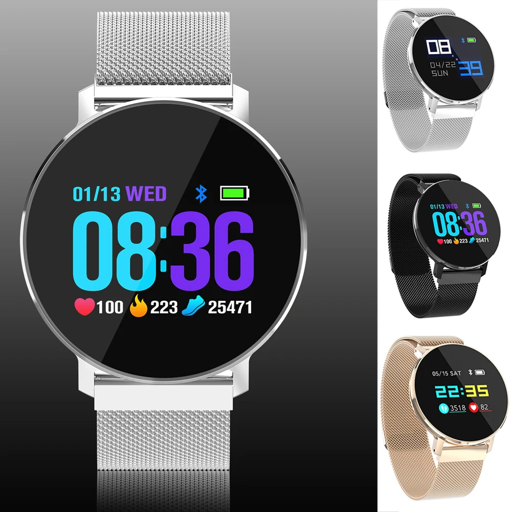 

Automatic Records Fitness Tracker Smart Bracelet Bluetooth Watch Activity Tracker Wristband Women Men Blood Pressure Waterproof