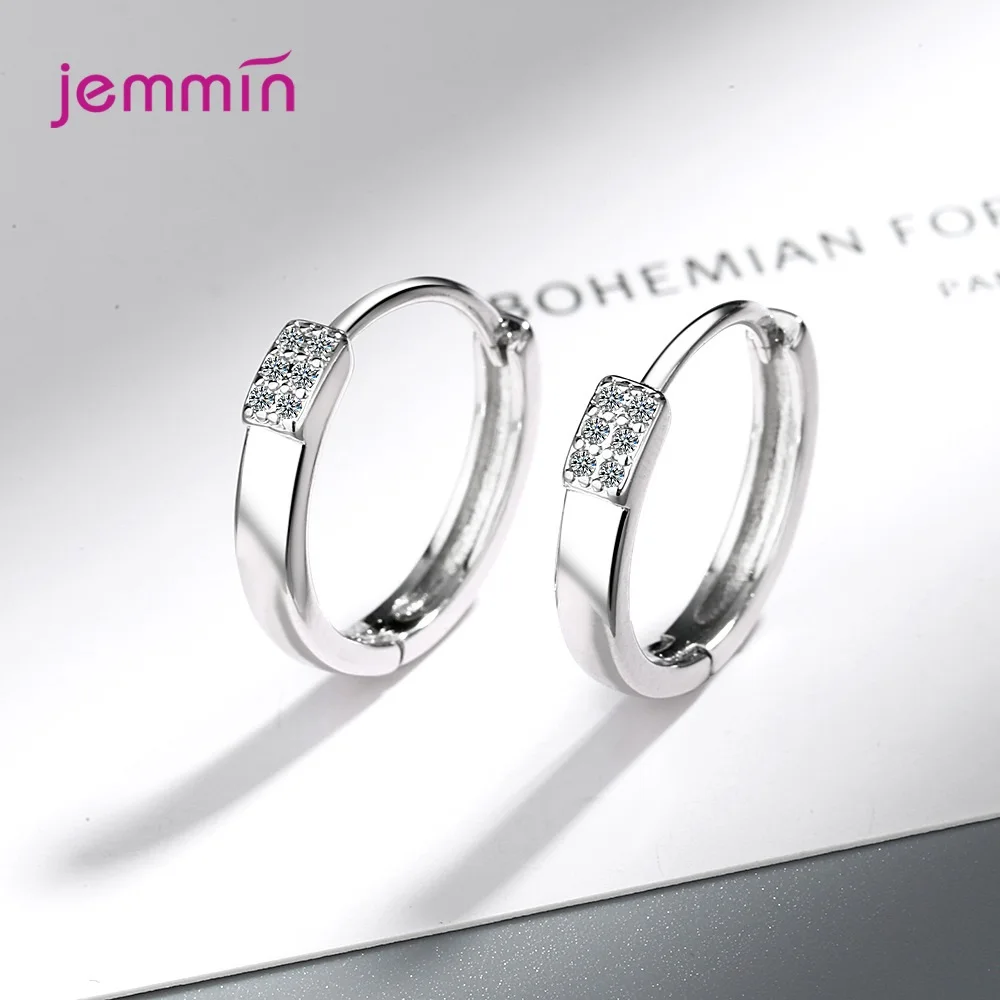 New Arrival Fashion Jewelry Cubic Zirconia Statement Earrings For Women Girl 925 Sterling Silver Earring Components Clasp | Украшения и
