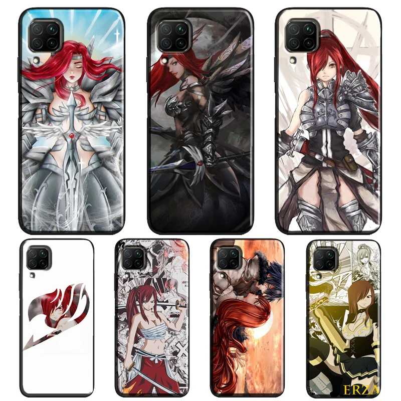 Чехол Erza Fairy Tail для Huawei P Smart 2019 Z P10 P20 P30 P40 Lite Pro Mate 20 10 30 Coque|Бамперы| |