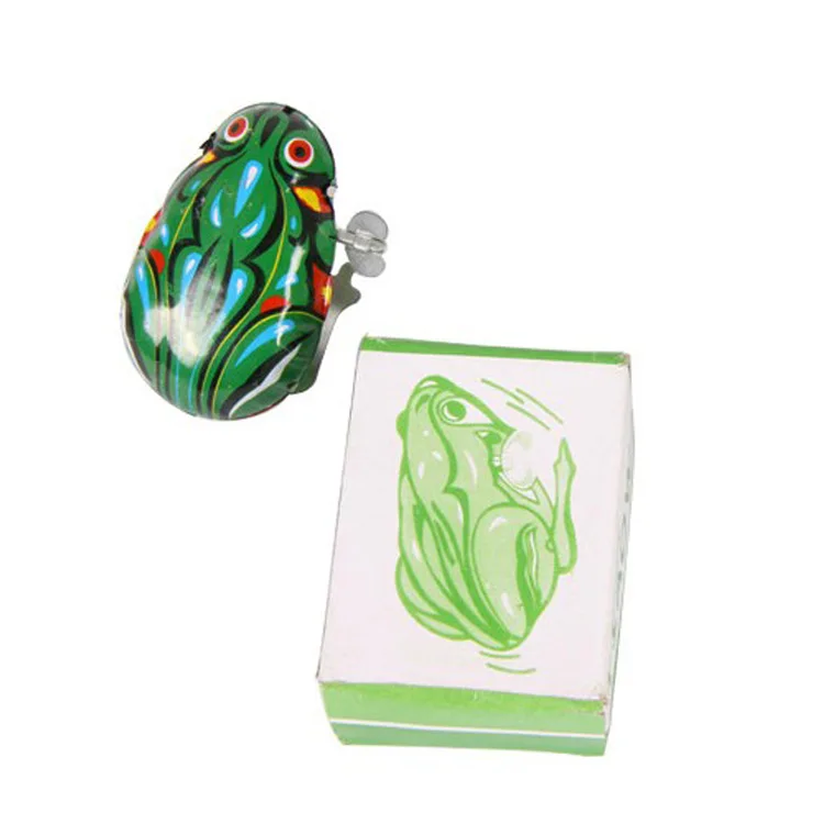 

Jumping Iron Frog Nostalgic Wind Up Toy Kids Classic Tin Wind Up Clockwork Toys for Children Kids Classic Toy