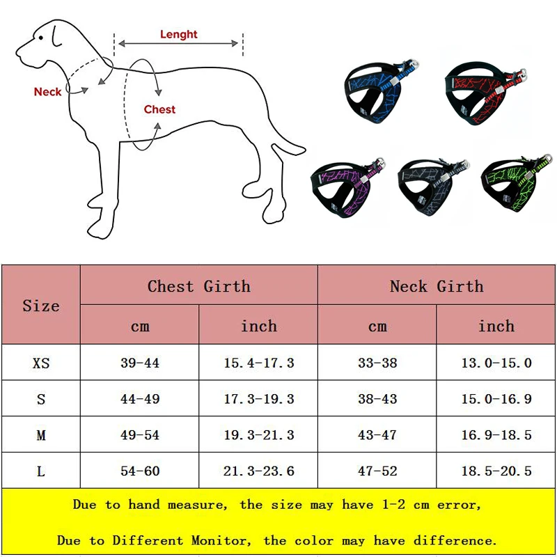Шлейка для собаки домашнего животного ошейник большой средней и маленькой