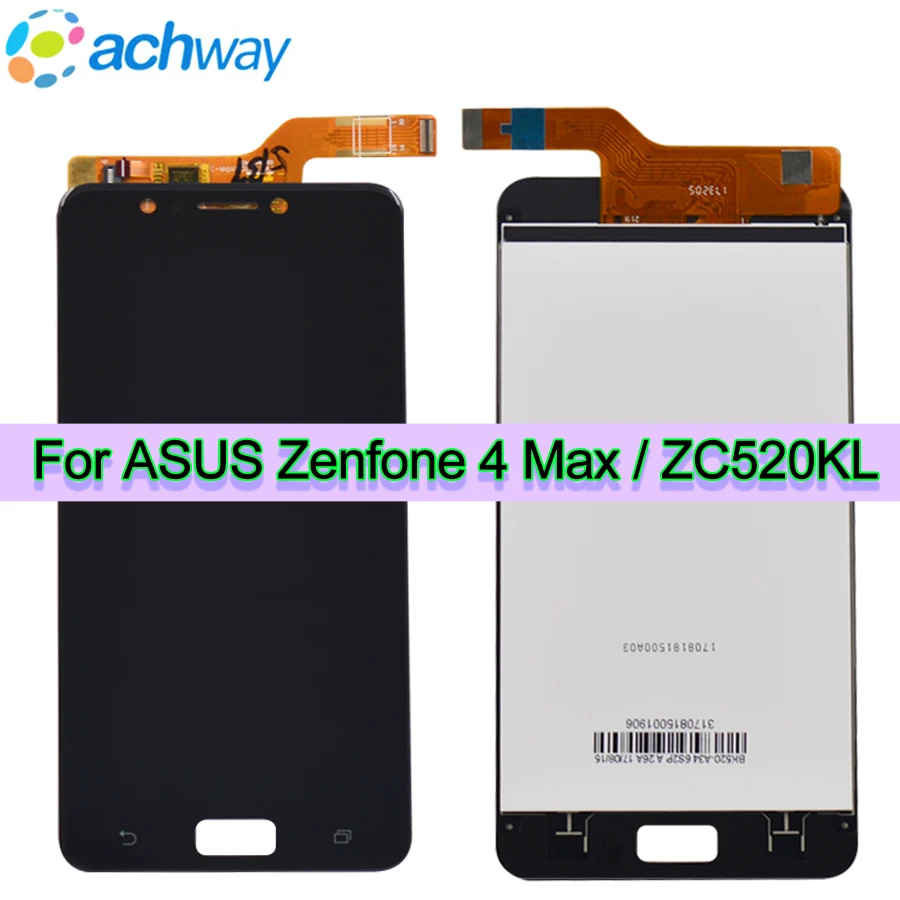 Для Asus Zenfone 4 Max ZC520KL ЖК-дисплей кодирующий преобразователь сенсорного экрана в