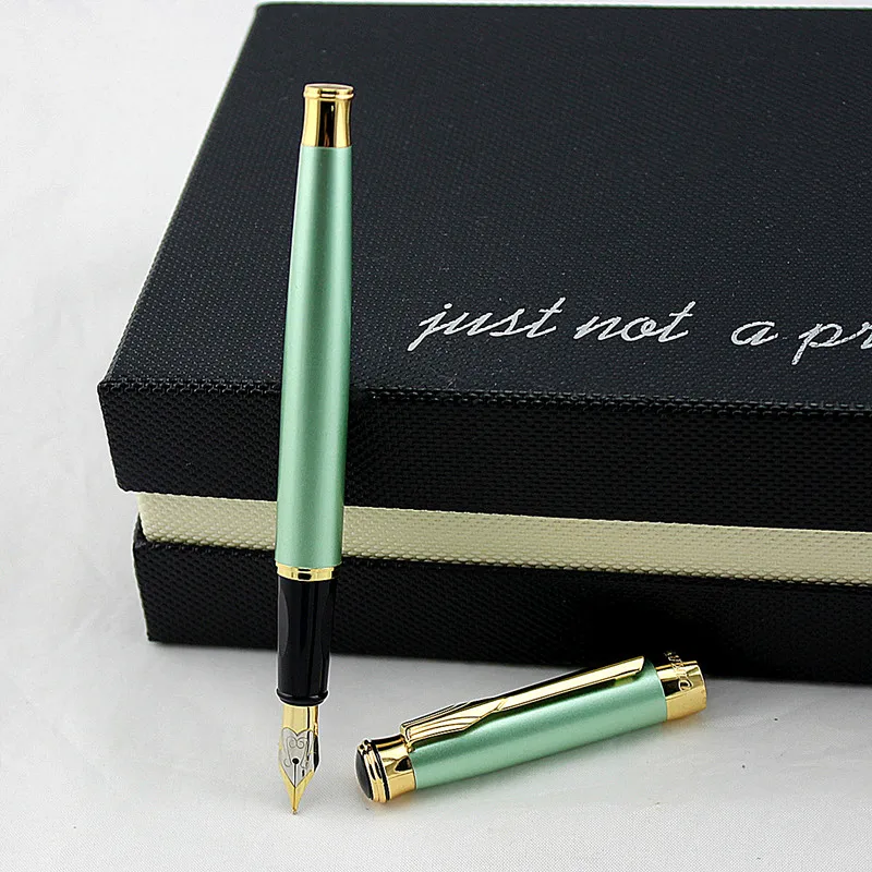 

luxury metal fountain pen high quality Iraurita pen 0.5mm F pen tip students prizes packing with gift box