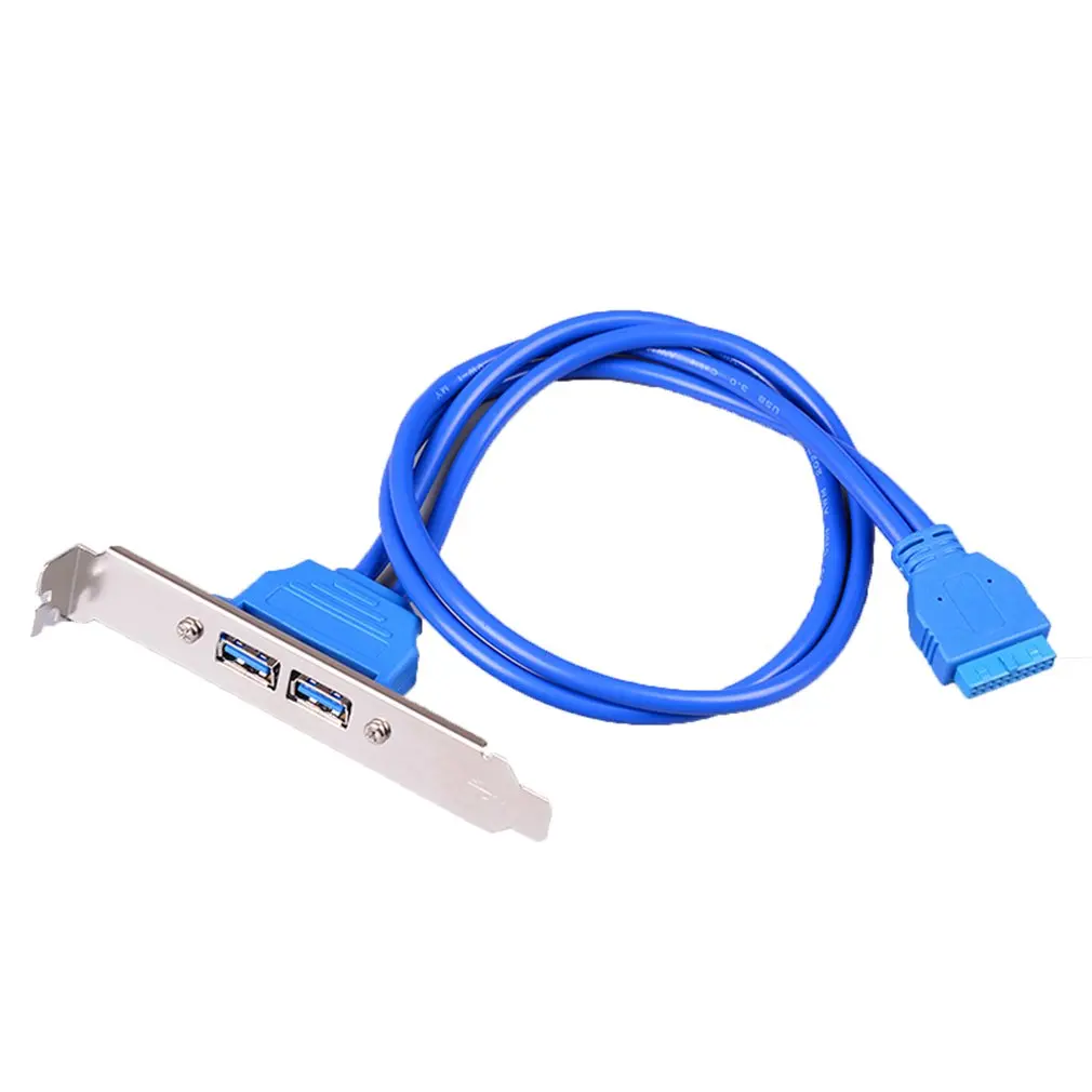 Расширительный кронштейн задней панели USB 3 0 для 20 контактного кабеля с 2 портовым